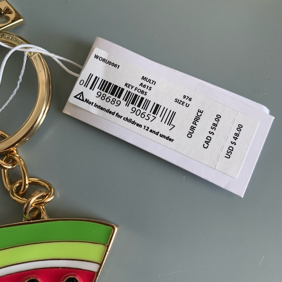 ❌SOLD❌ Kate Spade Key Chain Key FOB Ring - Picture 4 of 4